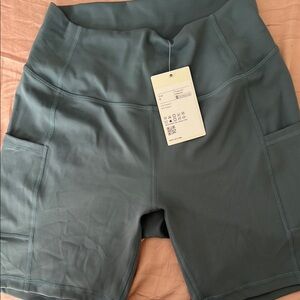 HALARA Teal Bike Shorts